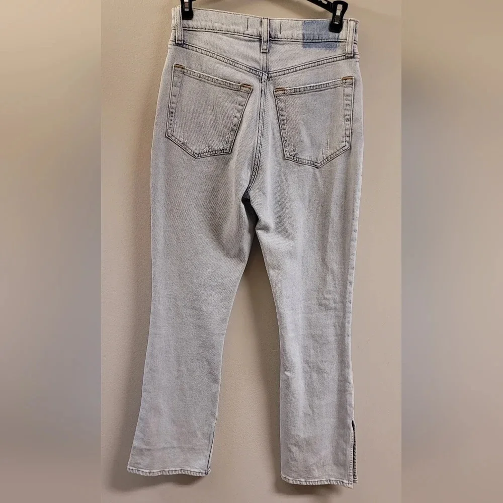 Abercrombie & fitch the slim straight  ultra high rise jeans